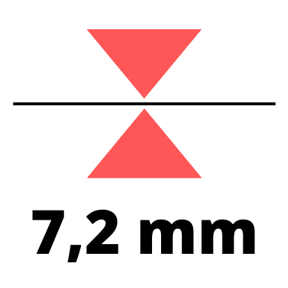 Debelina 7,2 mm