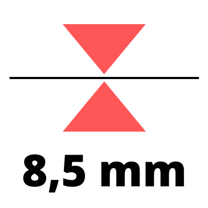 Debelina 8,5 mm