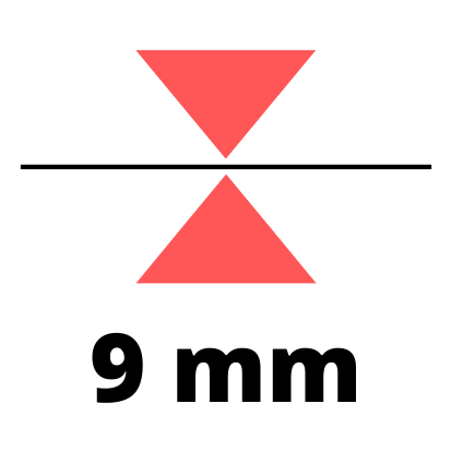 Debelina 9 mm
